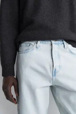 JEAN SIGNATURE REGULAR DROIT - BLEU CIEL — photo 1