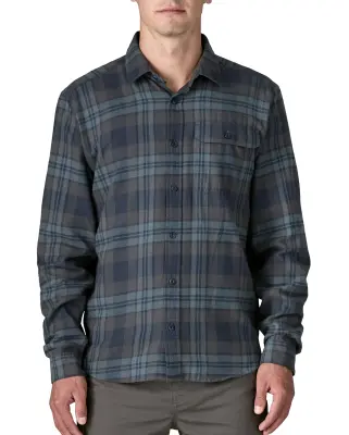 L/S Lightweight Fjord Flannel Shirt Paw Smodler Blue — photo 2