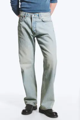 SPACE JEAN TAILLE MI-HAUTE COUPE DROITE DÉCONTRACTÉE - Blaze Blue - Bleu clair — photo 3