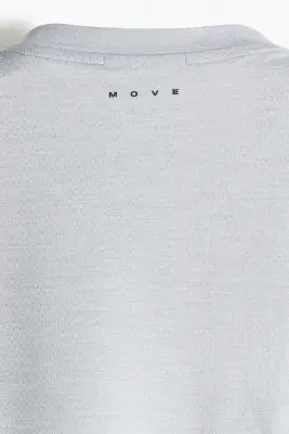 T-shirt de sport Muscle Fit DryMove™ - Gris chiné — photo 3