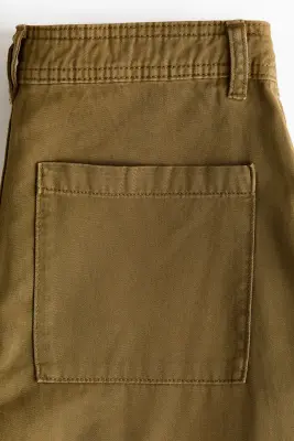 Pantalon cargo - Vert kaki — photo 5