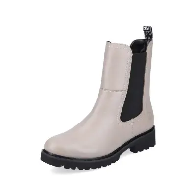 Bottines Remonte D8694-64 Beige - Lacets Zip Grande Pointure Femme — photo 1