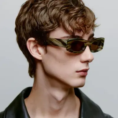 Lunettes Frida Stripped Horn — photo 1