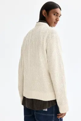 Pull Regular Fit - Crème — photo 3