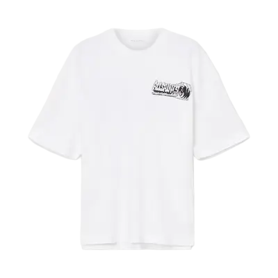 Williams X AllSaints Burnout Crew Neck T-Shirt Ashen White — photo 1