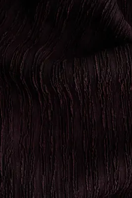Combi-pantalon en jersey texturé - Violet prune foncé — photo 5