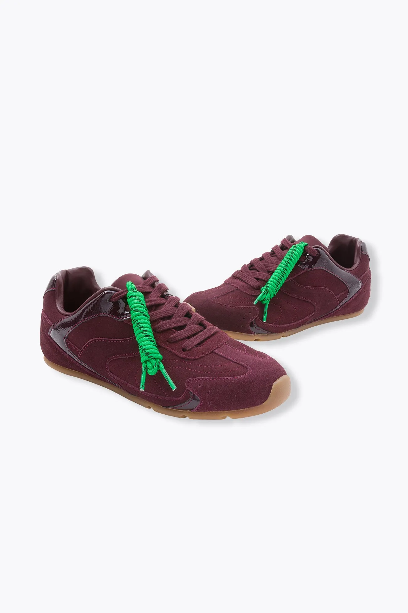 Baskets en cuir Femme