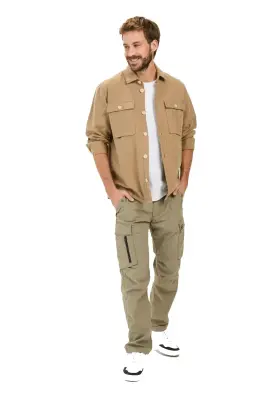 CAMEL ACTIVE SURCHEMISE Taupe — photo 3