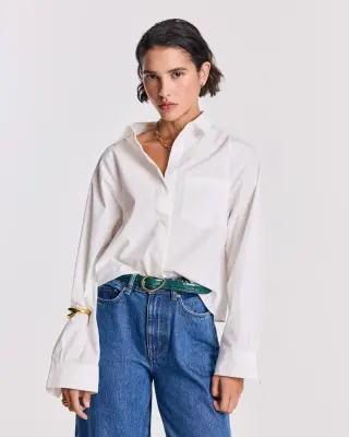 Chemise Eustache blanc naturel — photo 5