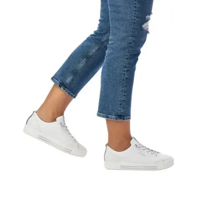Baskets Remonte D0913-80 Blanches - Lacets Grande Pointure Femme — photo 5