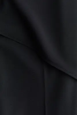 Pantalon chic avec jupe superposée - Noir — photo 5
