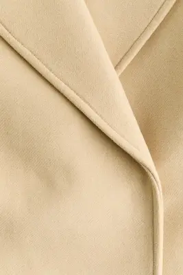 Manteau oversize en laine mélangée - Jaune clair — photo 5