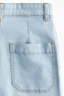 Cropped jeans - Bleu denim clair — photo 2