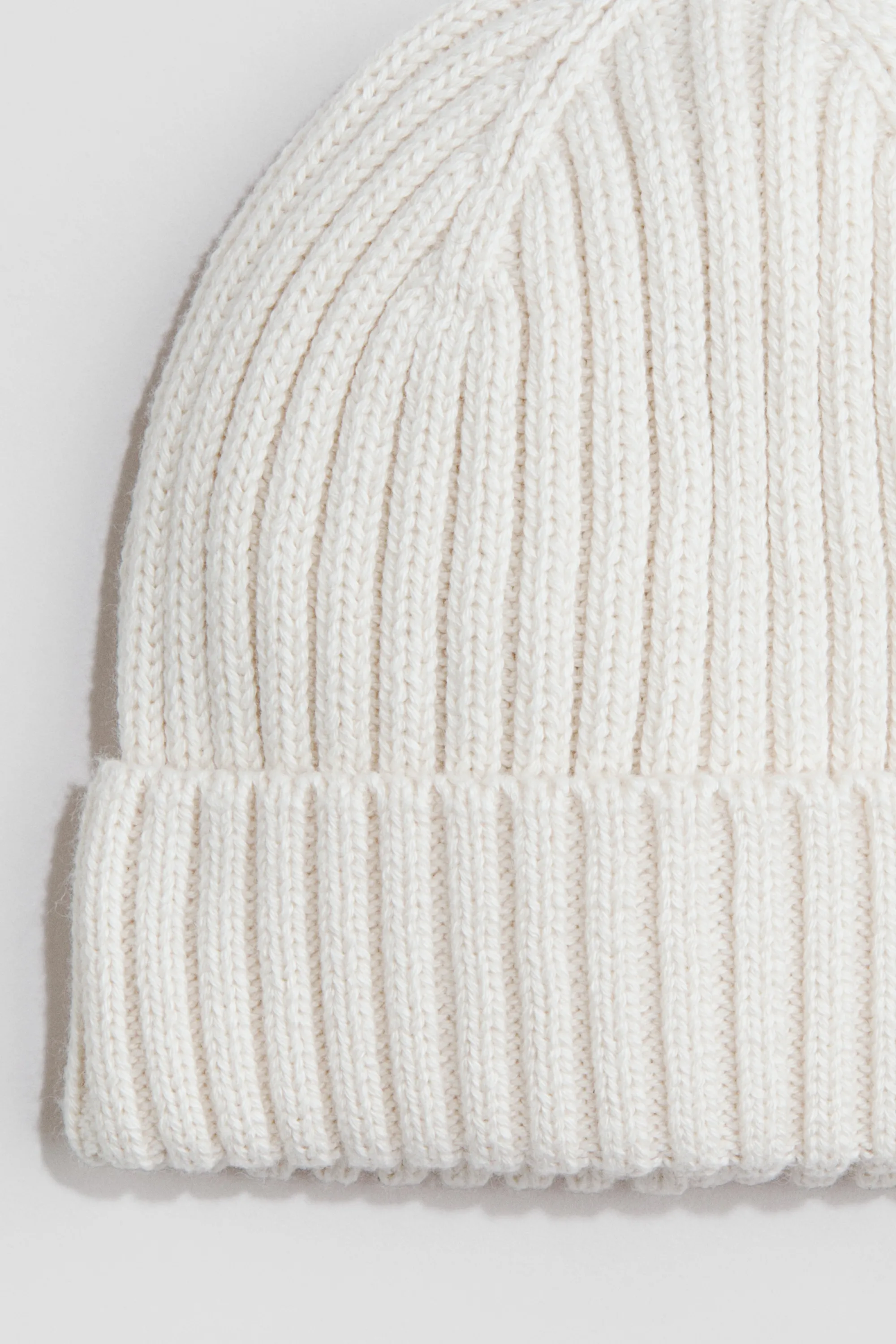 Bonnet côtelé - Blanc
