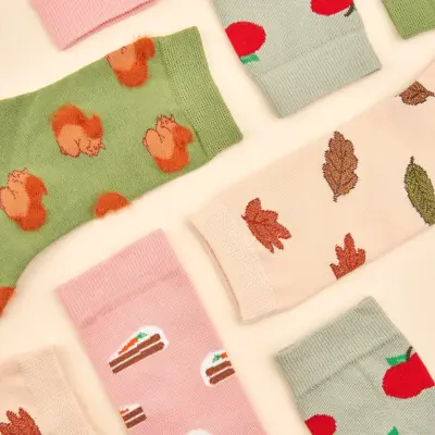 Chaussettes Feuilles d’automne – Coucou Suzette — photo 5