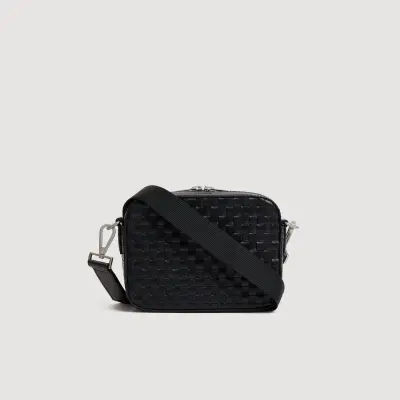 Petit sac en cuir tressé