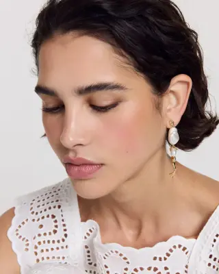 Boucles d'oreille Olivia poisson doré — photo 1