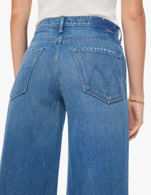 Nouveau ! MOTHER Jean The Ditcher Roller Zip Skimp Tutu Much To Handle — photo 4