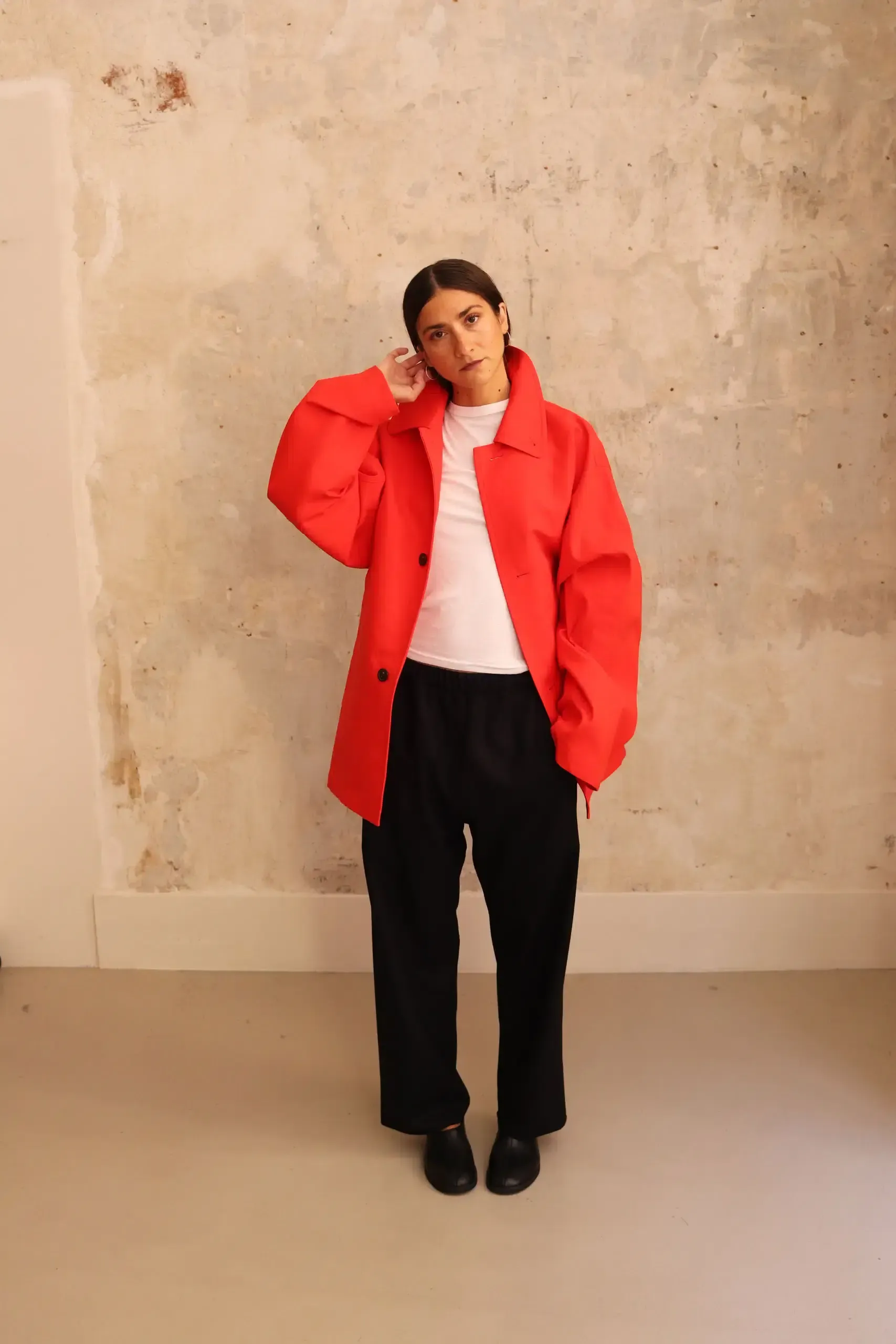 Sofie D’Hoore – CIMA Short single breasted jacket – FIRE