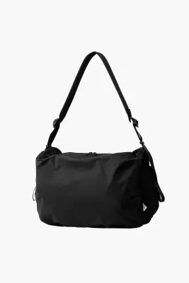 Sac à bandoulière 'Grid Cross Bag' en nylon - Noir — photo 2
