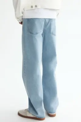 Relaxed Jeans - Bleu denim clair — photo 3