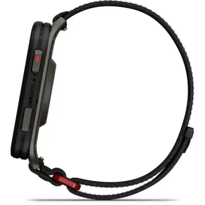 Garmin Venu X1 Noir fond titane Gray bracelet nylon ComfortFit noir 010-02980-02 — photo 5