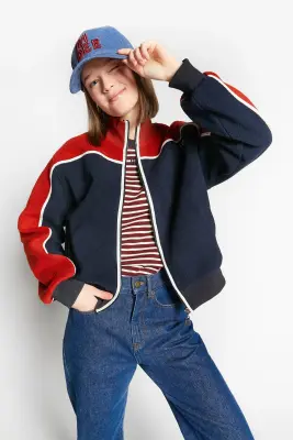 Indee – Veste polaire Waffle Navy — photo 5