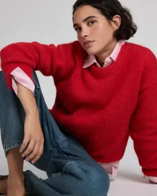 Pull Doudou rouge — photo 3