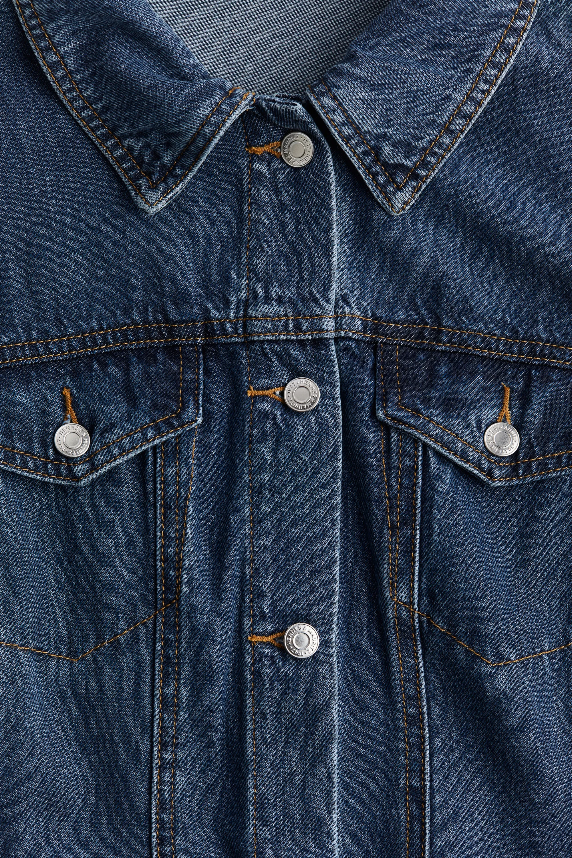 Robe chemise en denim - Bleu denim