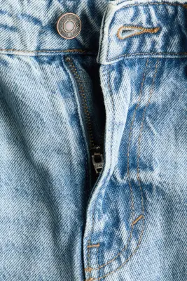 Wide Regular Waist Jeans - Bleu denim clair — photo 5