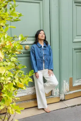 Veste en jean Melissa - noeuds — photo 3