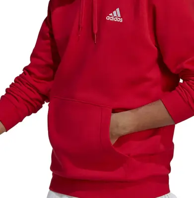 ADIDAS SWEAT CAPUCHE Rouge — photo 5