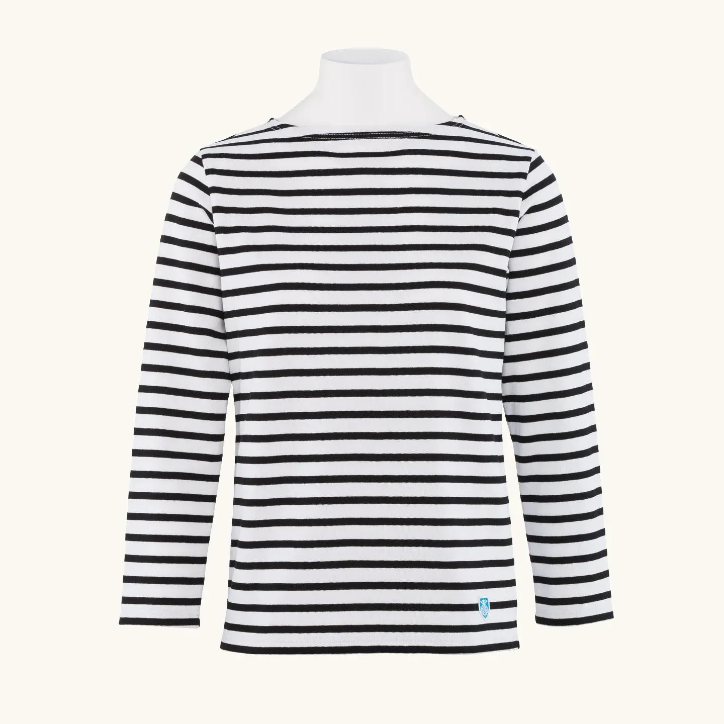 Marinière Blanc / Noir, mixte