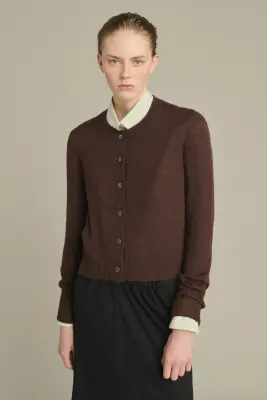 CARDIGAN GRIFFITH MARRON — photo 1