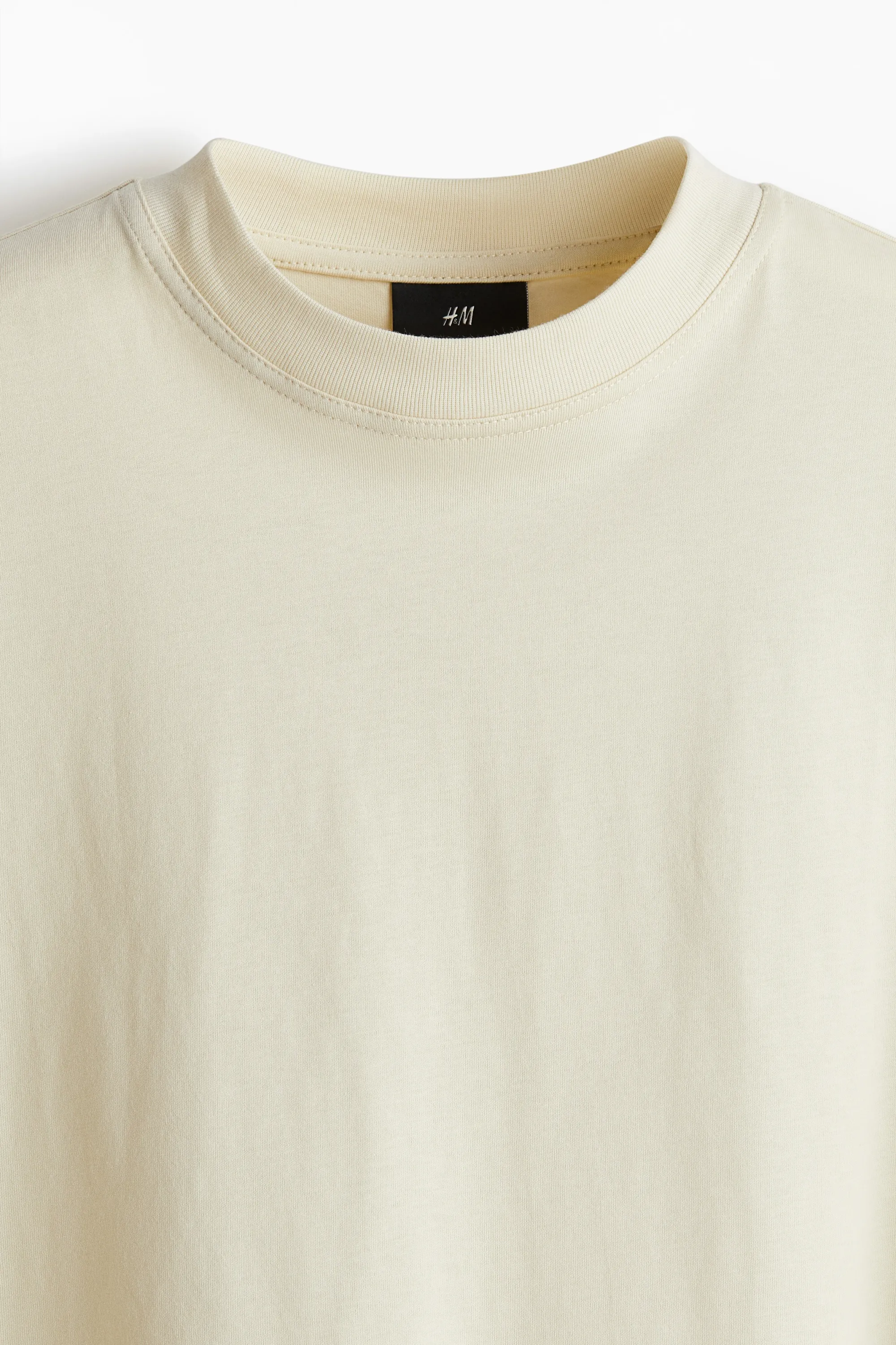 T-shirt Oversized Fit - Beige clair