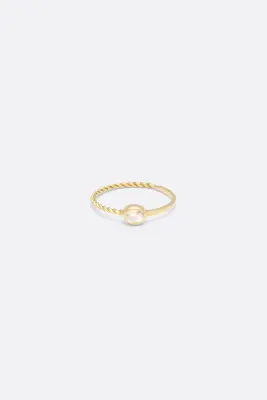BAGUE JASMINE - Or rose 18 carats — photo 4