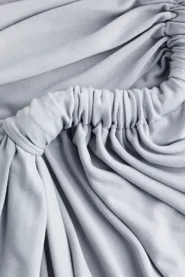 Robe découpée à effet drapé - Violet ancien clair — photo 4
