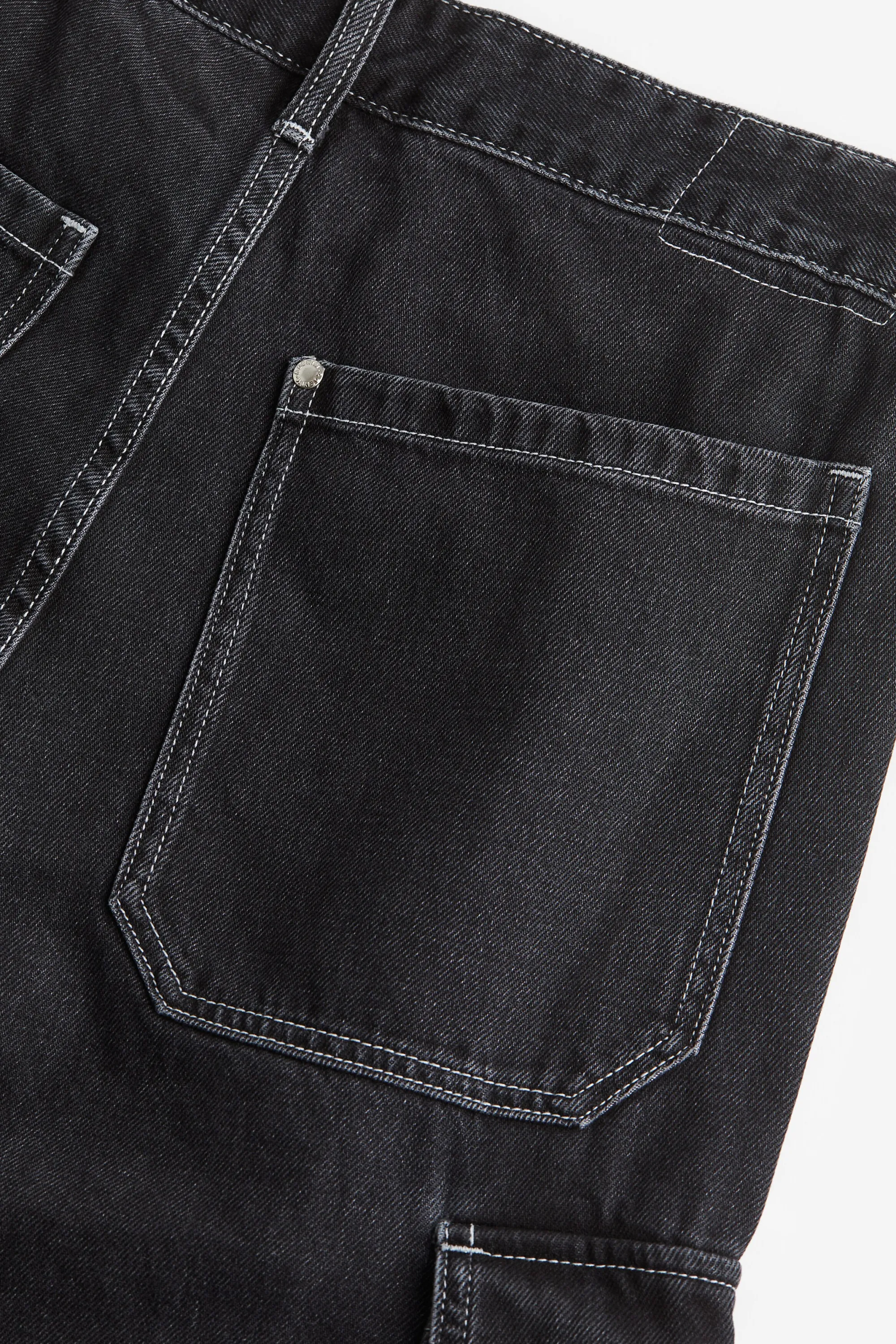 Pantalon cargo Loose Fit - Noir