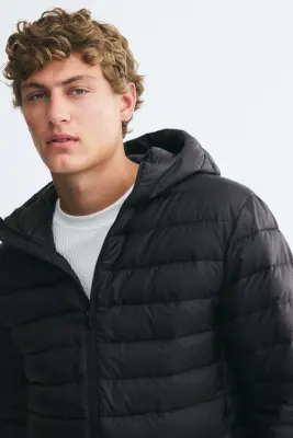 Doudoune légère Slim Fit - Noir — photo 2