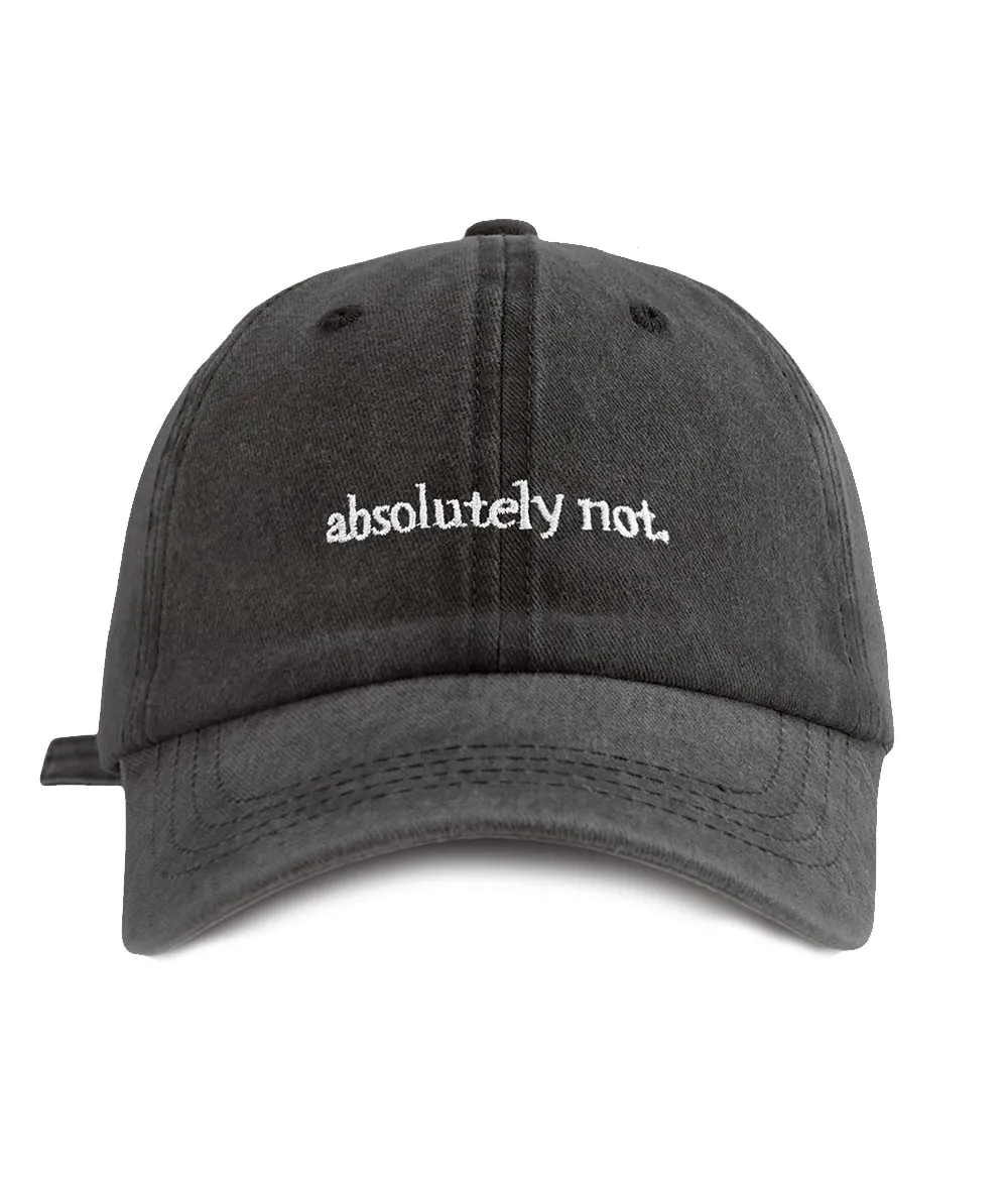 Casquette TRS Absolutely Not Black