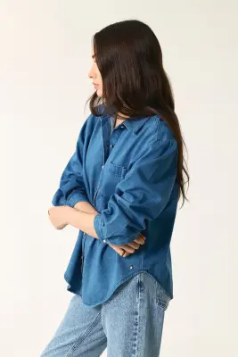 Chemise Loubert Middle Blue — photo 3