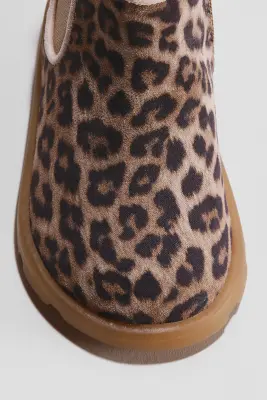 Bottines Chelsea - Beige/imprimé léopard — photo 2