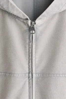 Veste à capuche - Gris clair — photo 5