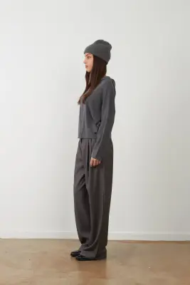 Orfeo – Pantalon Fergus Gris Chiné — photo 2