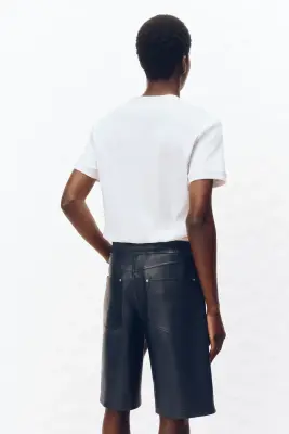 T-shirt en coton côtelé - Blanc — photo 3