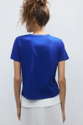 T-shirt imprimé - Bleu vif/The Pierce Archive — photo 4