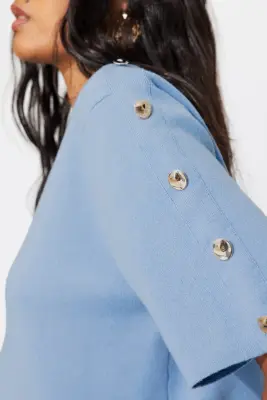 Pull manches courtes Femme — photo 5