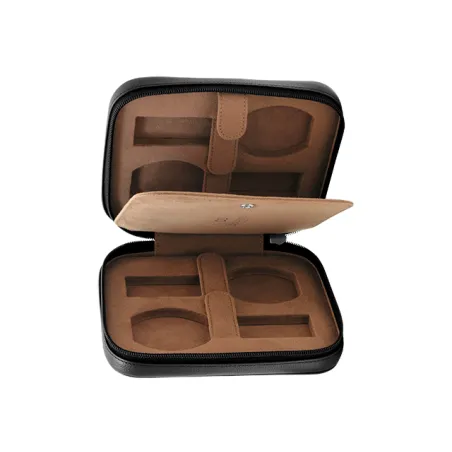 Etui en cuir pour 4 montres Bouveret BP44600104A