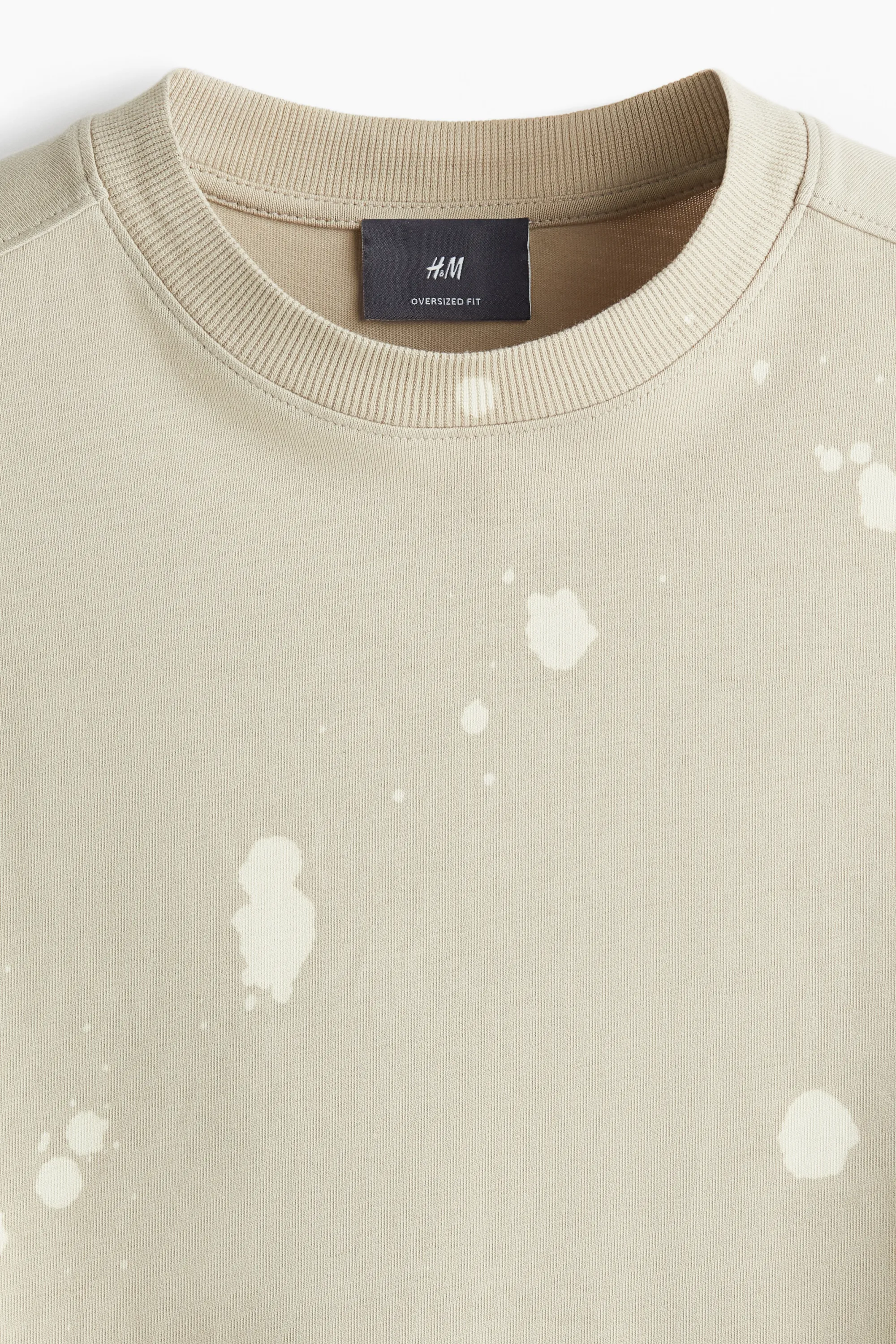 T-shirt Oversized Fit - Beige