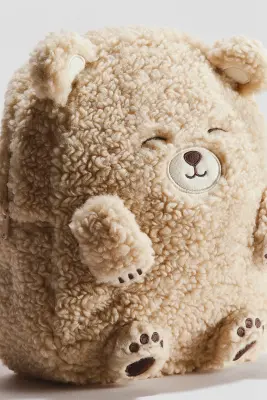 Sac à dos en tissu Teddy bear - Beige/nounours — photo 5